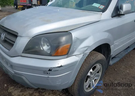 2003 Honda Pilot Ex-L z USA, uszkodzony, nr VIN 2HKYF18693H613421